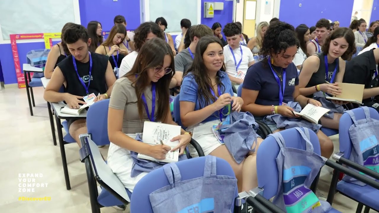 Pre-Departure Meeting de #DiscoverEU en Mollina