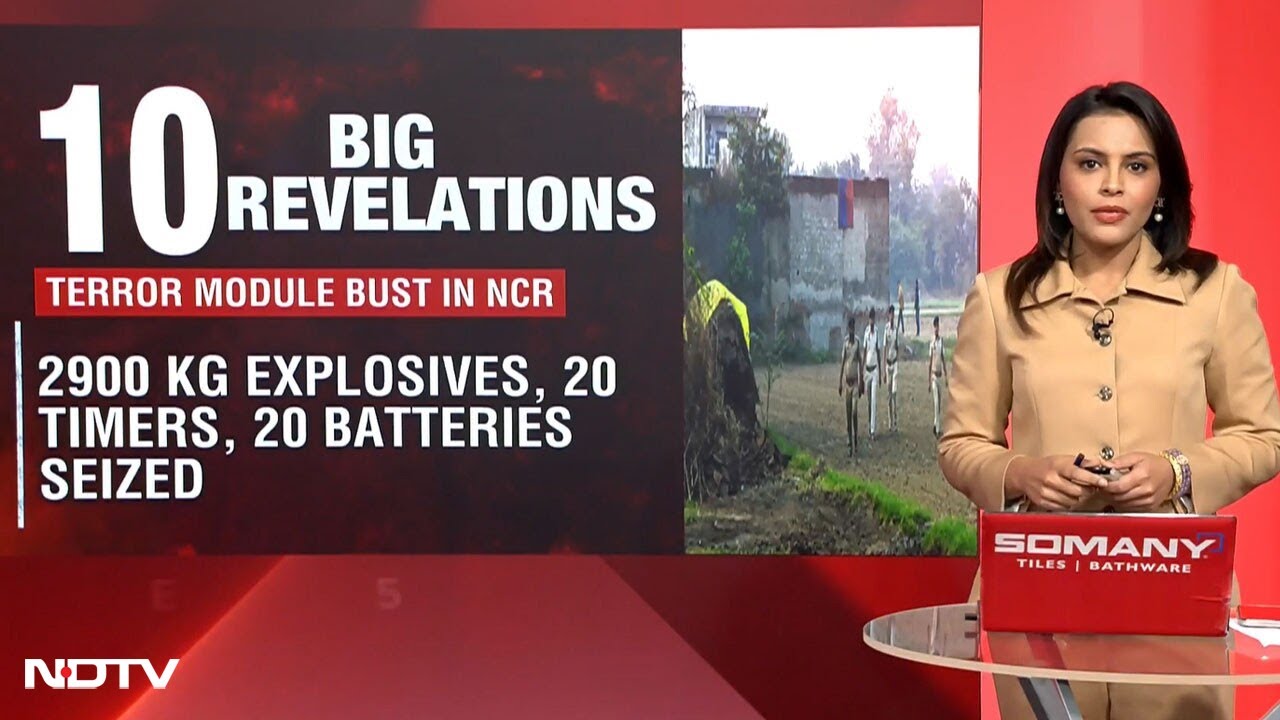 Pak-Linked Terror Plot Foiled: Doctors, 2,900 Kg Explosives, 20 Timers Seized - Top 10 Points