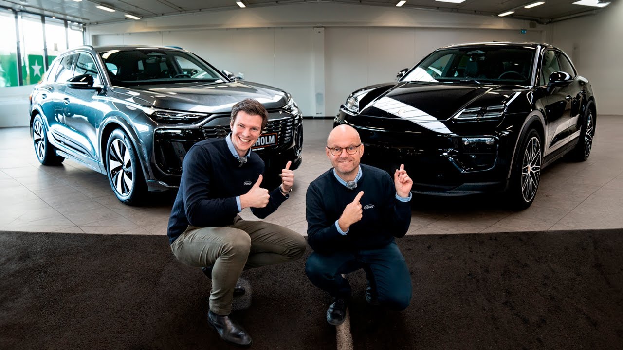 Første test i DK! Porsche Macan EV møder Audi Q6 E-tron – Chefens svære valg