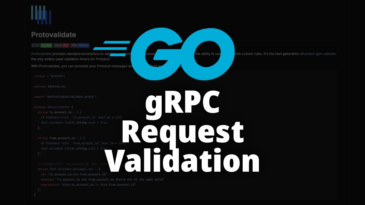 gRPC Request Validation: ProtoValidate Makes It Easy!