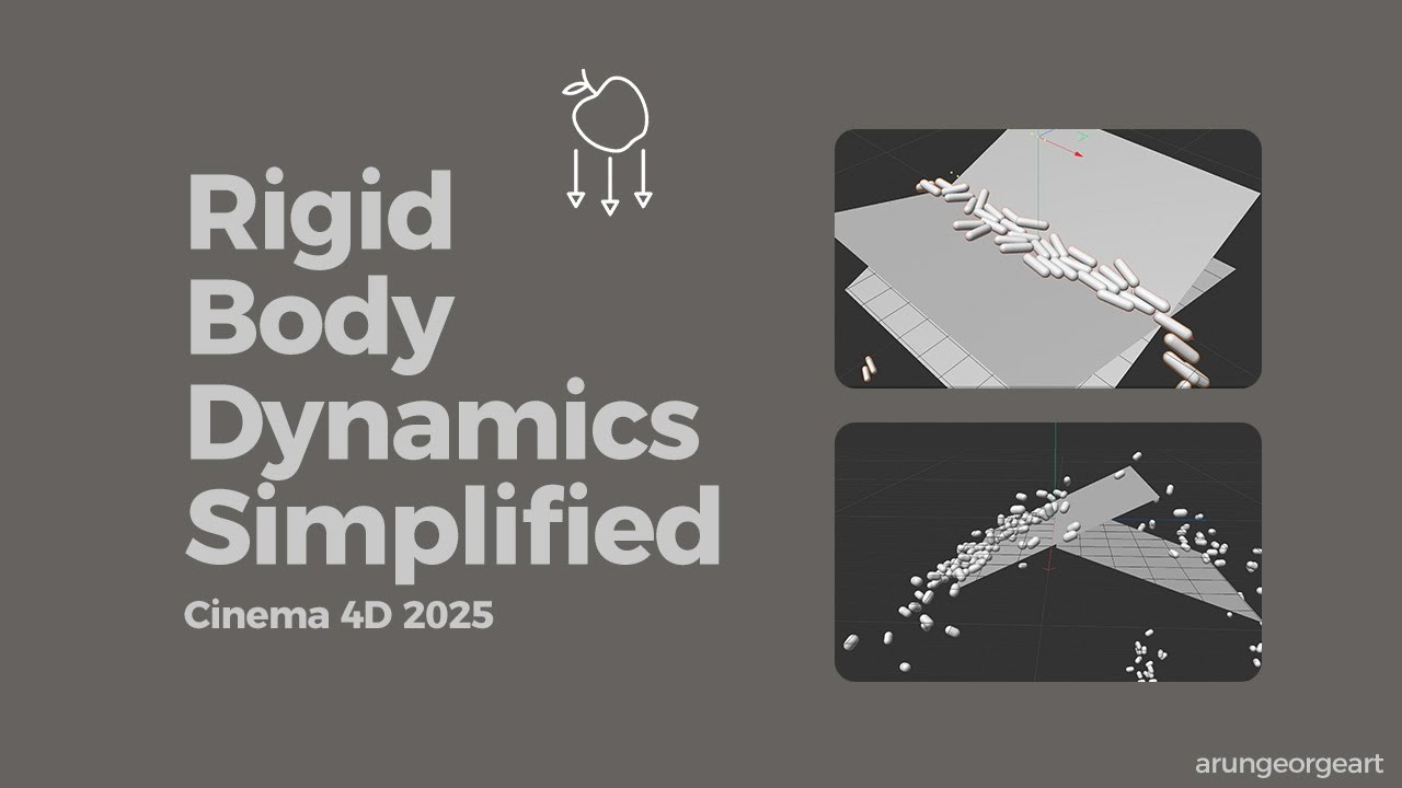 Master Rigid Body Dynamics in Cinema 4D | Easy Beginner Tutorial Step-by-Step
