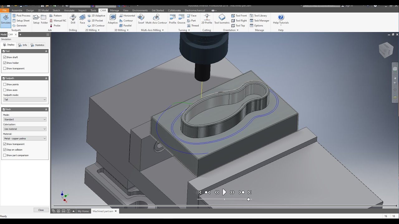 Crear Plantilla para modelo de fijación en Inventor HSM CAD CAM
