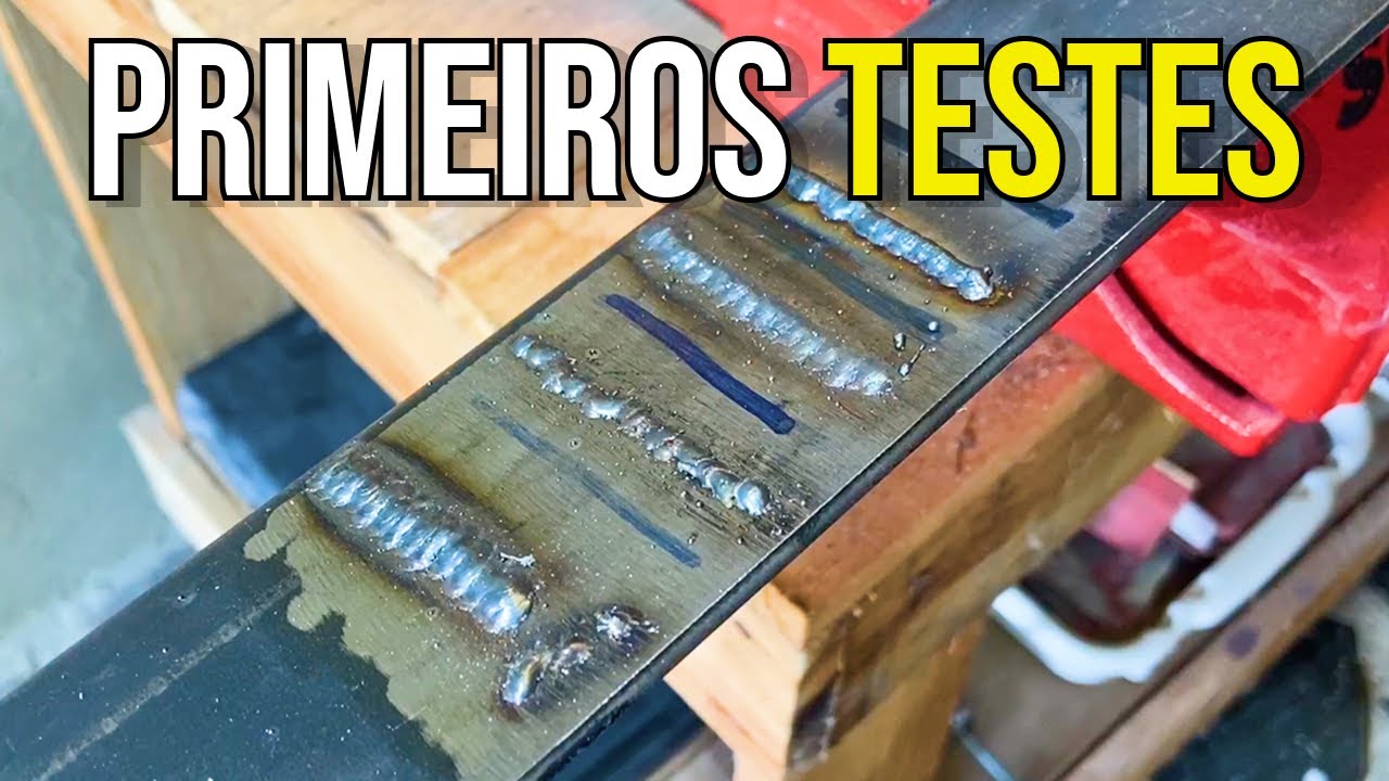 PRIMEIROS TESTES COM A BOXER MIG160 FLEX | Solda MIG (Iniciante)