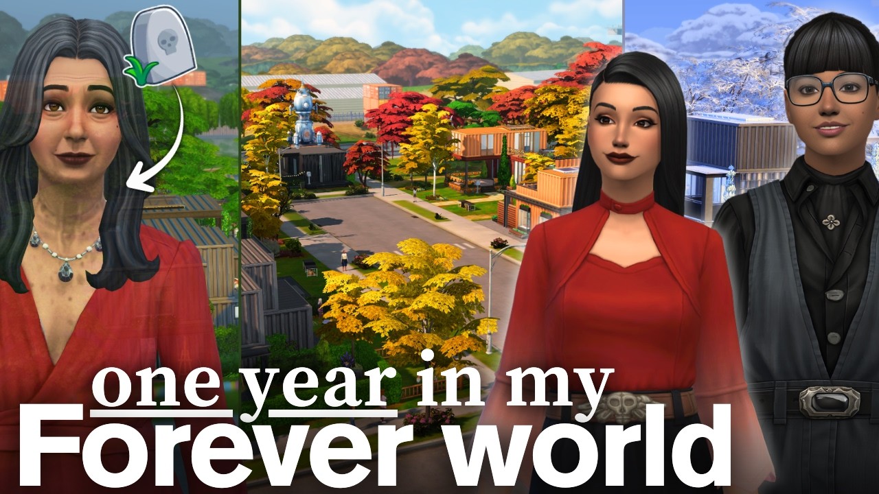 Я провела год в своем мире Sims 4 Forever.