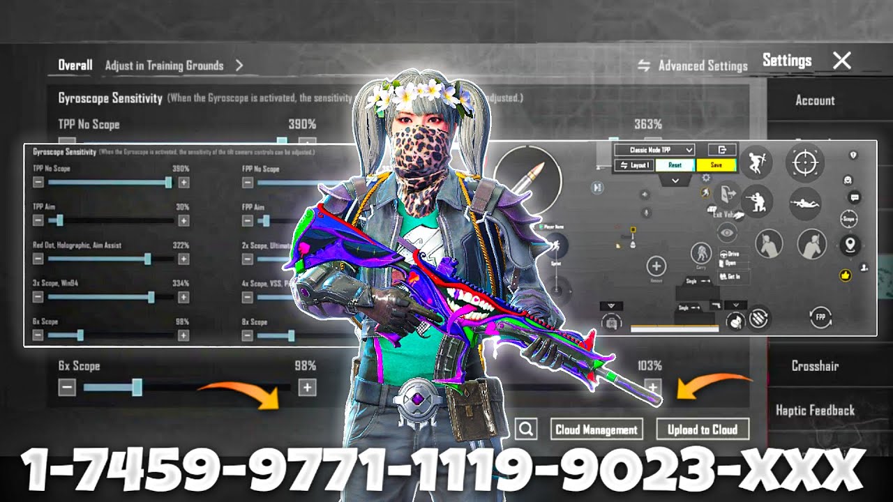 NEW UPDATE 4.2🔥BEST SENSITIVITY CODE + CONTROL SETTINGS BGMI/PUBG MOBILE