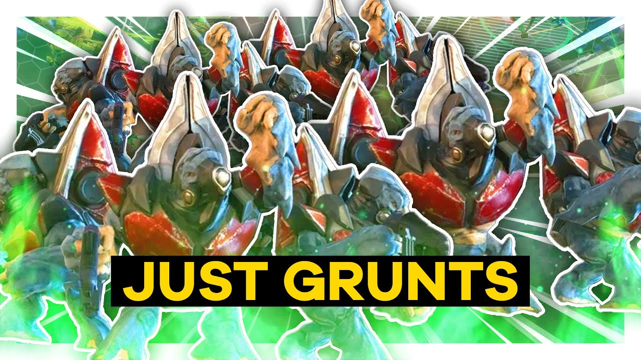 you only need GRUNTS in Halo Wars 2! 😂