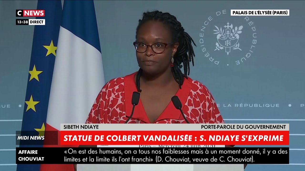 Statue de Colbert vandalisée : le gouvernement condamne la négation de l'histoire