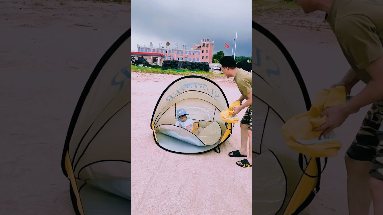 Create Lasting Memories: Beach Adventures Made Perfect with Custom Pop Up Beach Tent!