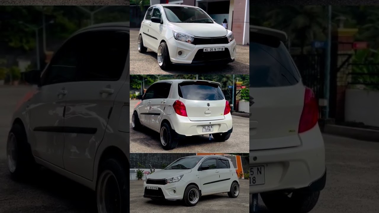 modified white celerio.