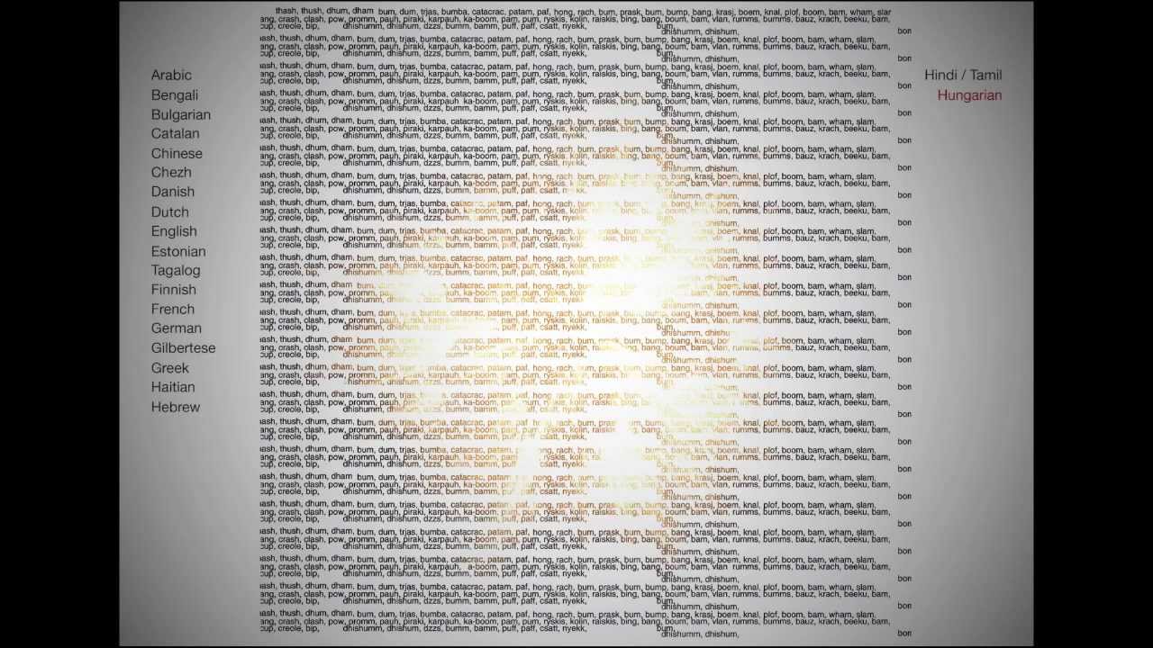 A-Z Project / Onomatopoeia