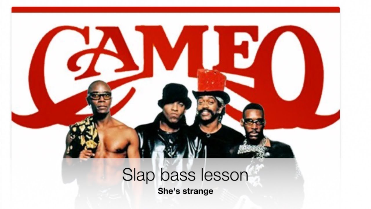 Slap bass lesson - She's strange - Cameo