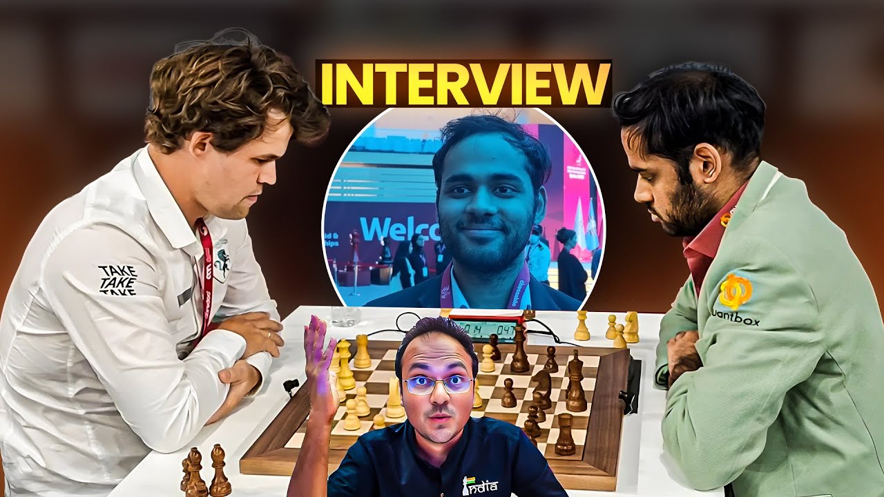 The fascinating battle between Magnus Carlsen and Arjun Erigaisi Explained | World Blitz 2025