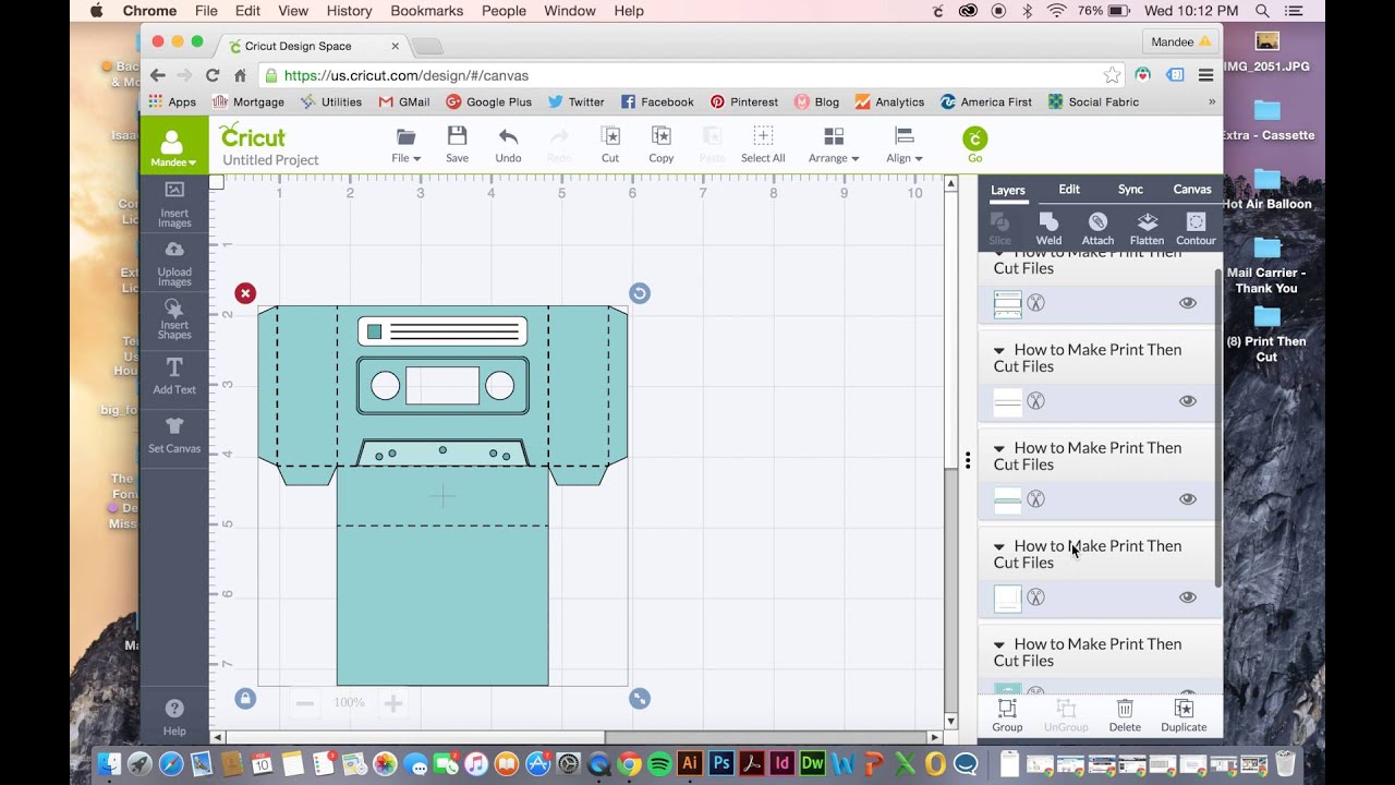 How to Make Print Then Cut Files
