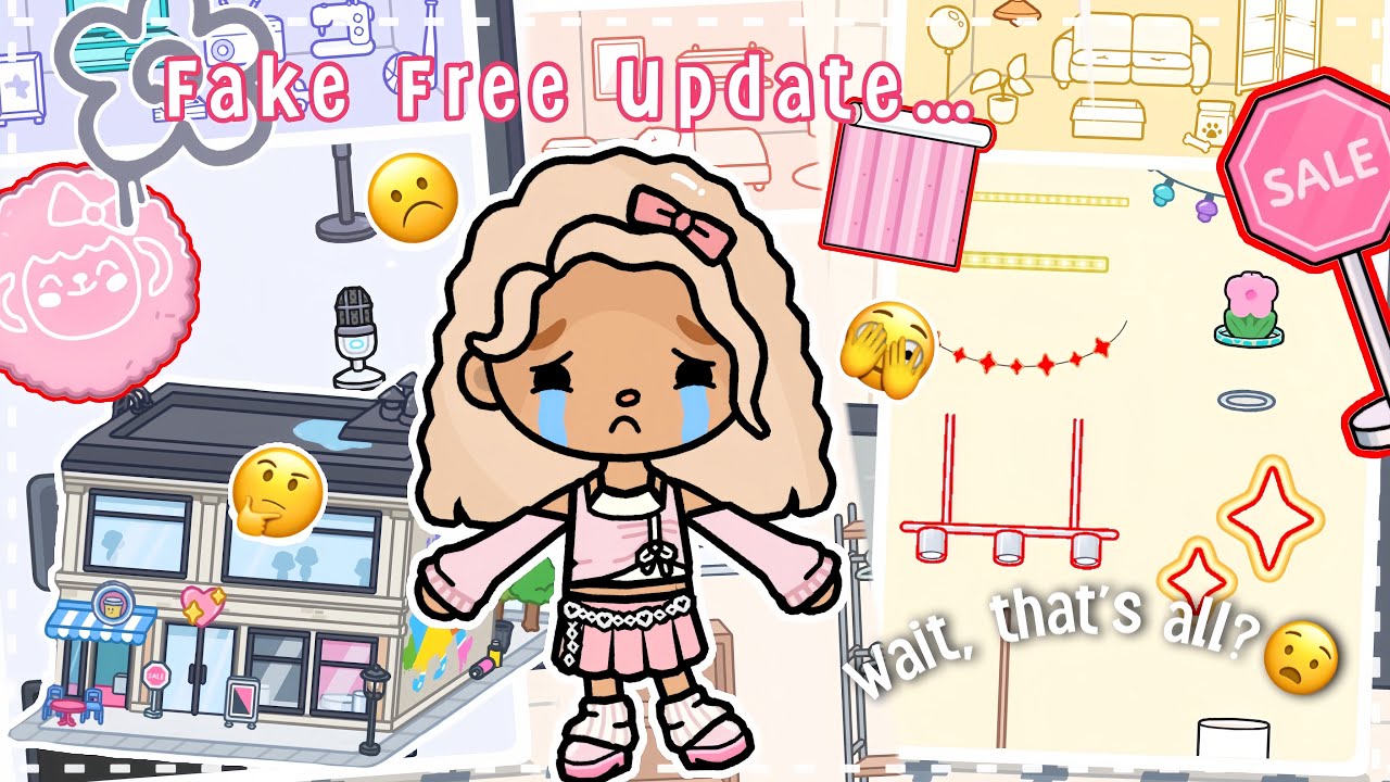 Is the NEW Toca Boca Update a FAKE?😳🖤What's FREE vs PAID in 1.124💗🥺 Toca Life World 