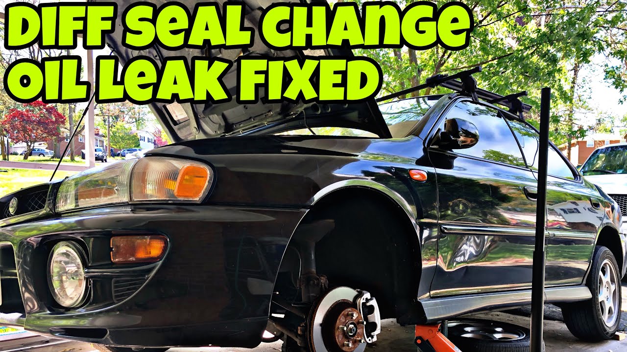 How to : replace Subaru Impreza diff/axle seal