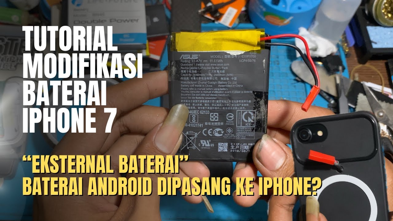 Tutorial Modifikasi Iphone 7 Jadi Eksternal Baterai - Part 2