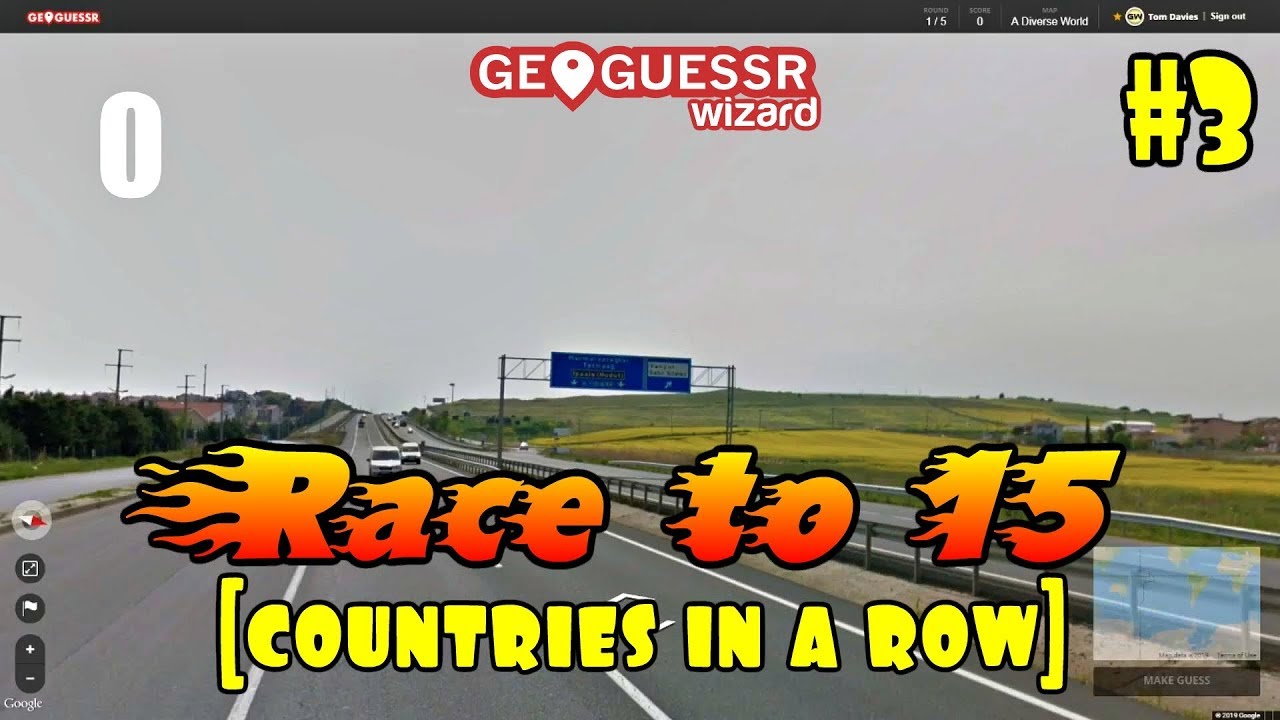 Geoguessr - The Race to 15 [countries in a row] #3