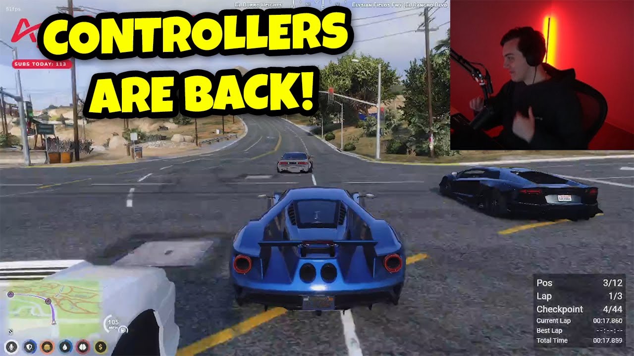 Tony Reacts To New CAR & Controller Update In NoPixel