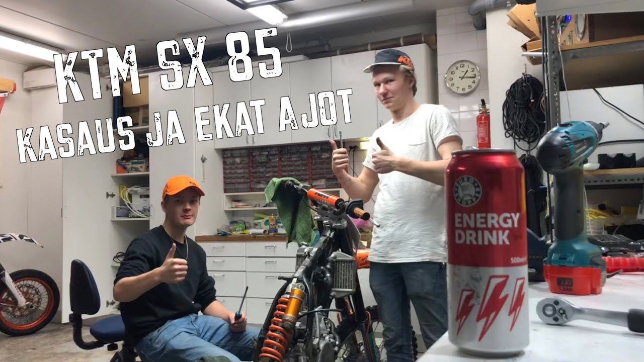 Kasataan KTM SX 85 Ja Tehdään Ensi Ajot!