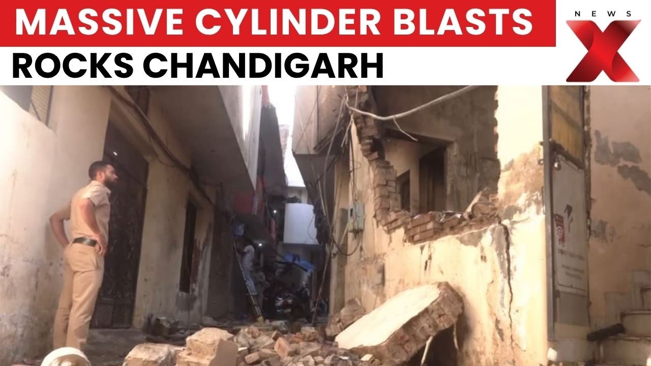 Chandigarh Cylinder Blasts Rip Through Chandigarh House, Six Injured | NewsX | Chandigarh News |
