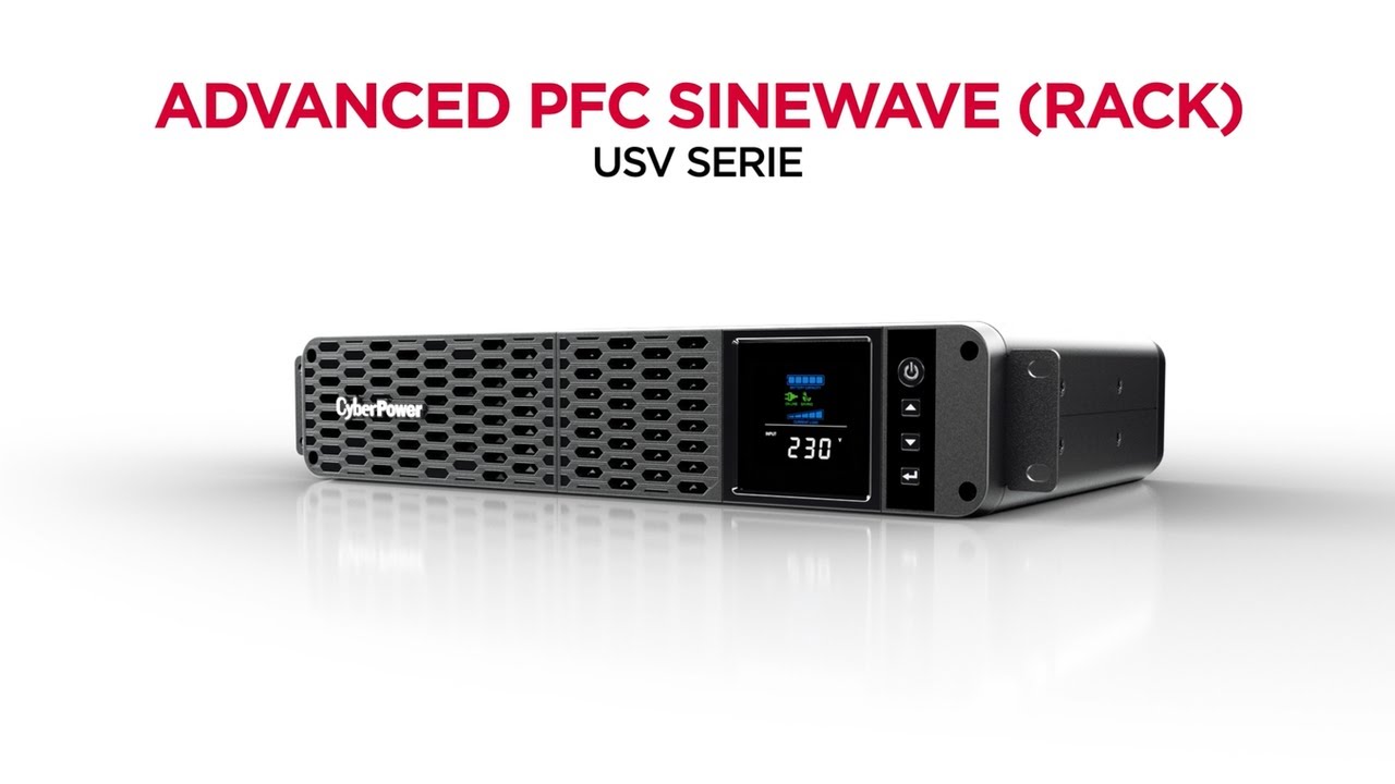 CyberPower Advanced PFC Sinewave (Rack) USV Produkt Werbefilm - IEC
