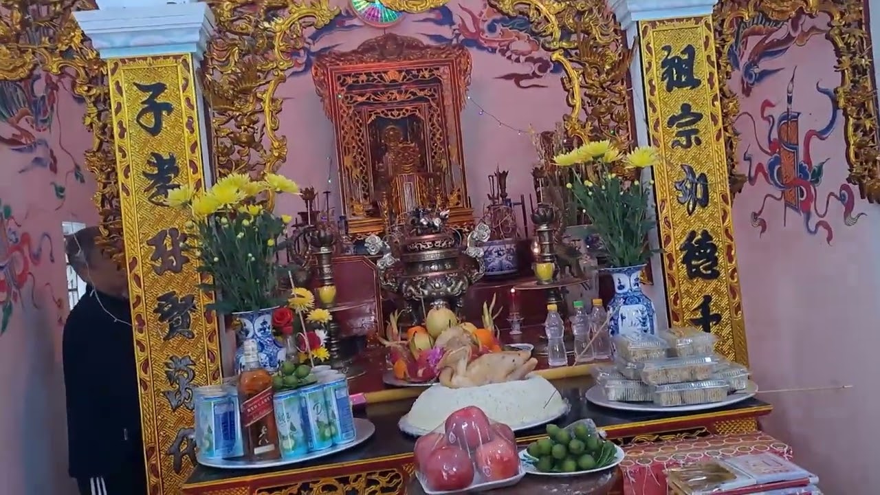 Cúng đồ thờ vào từ đường họ Đinh Giao Hải-Giao Thủy-Nam Định