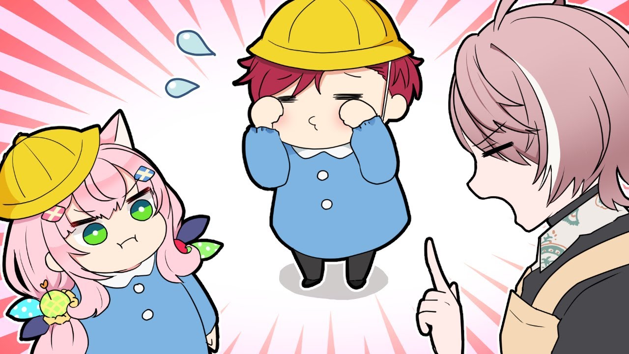 幼稚園児みたいな喧嘩しちゃうナリ魔王さま【手描き/ぴんくあらもーど】