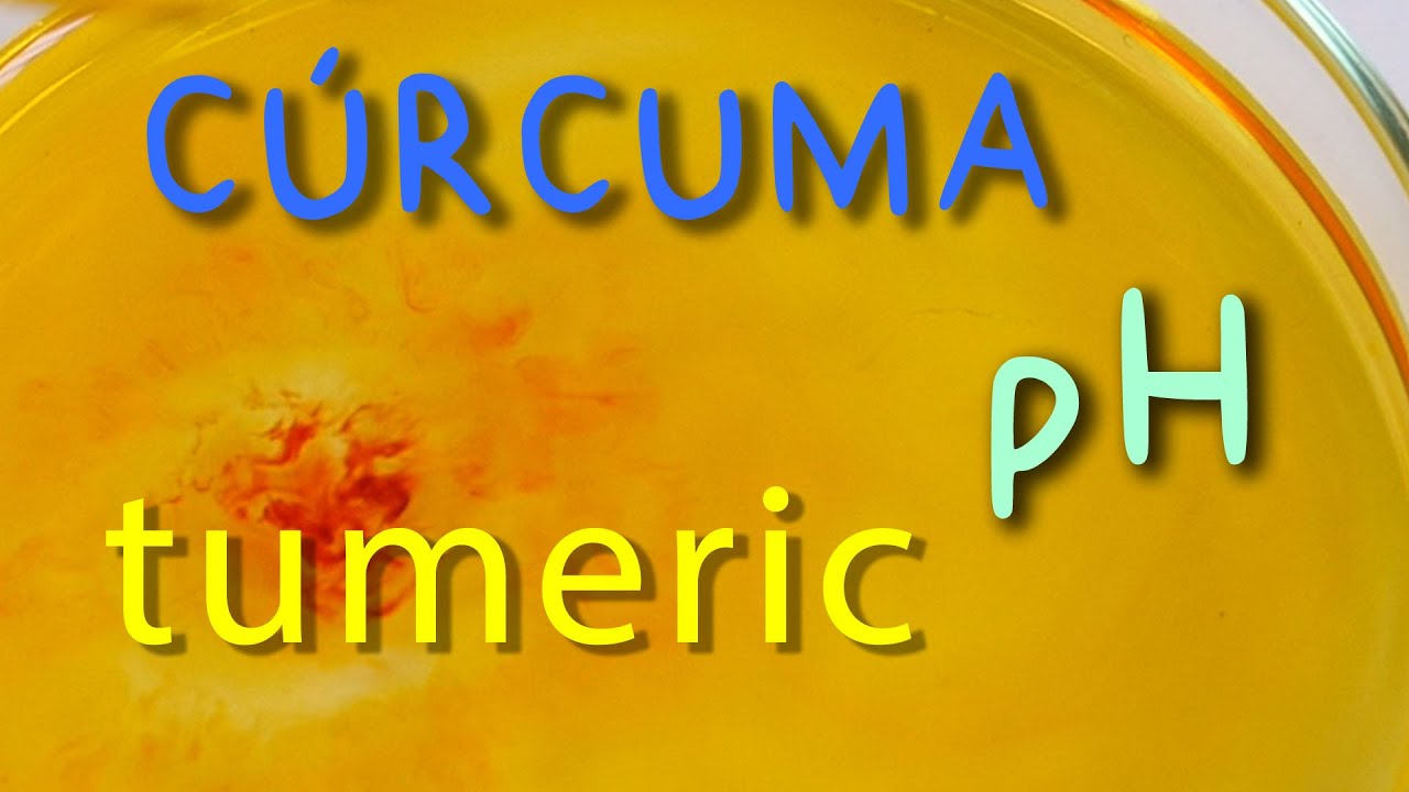 Cúrcuma. Indicador de pH Natural