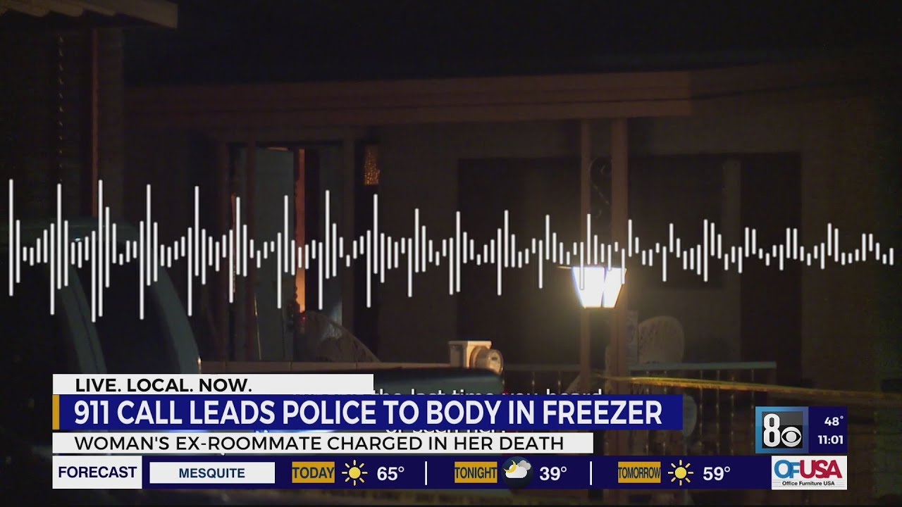 Las Vegas woman found dead in freezer called police about accused killer weeks earlier, 911 caller s