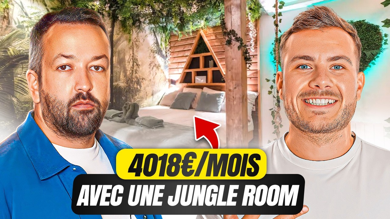 Il Gagne 4018€/mois avec une JUNGLE ROOM (Explications)