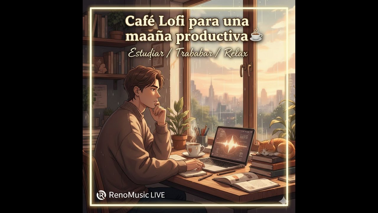 Café Lofi para una mañana productiva ☕ Estudiar / Trabajar / Relax