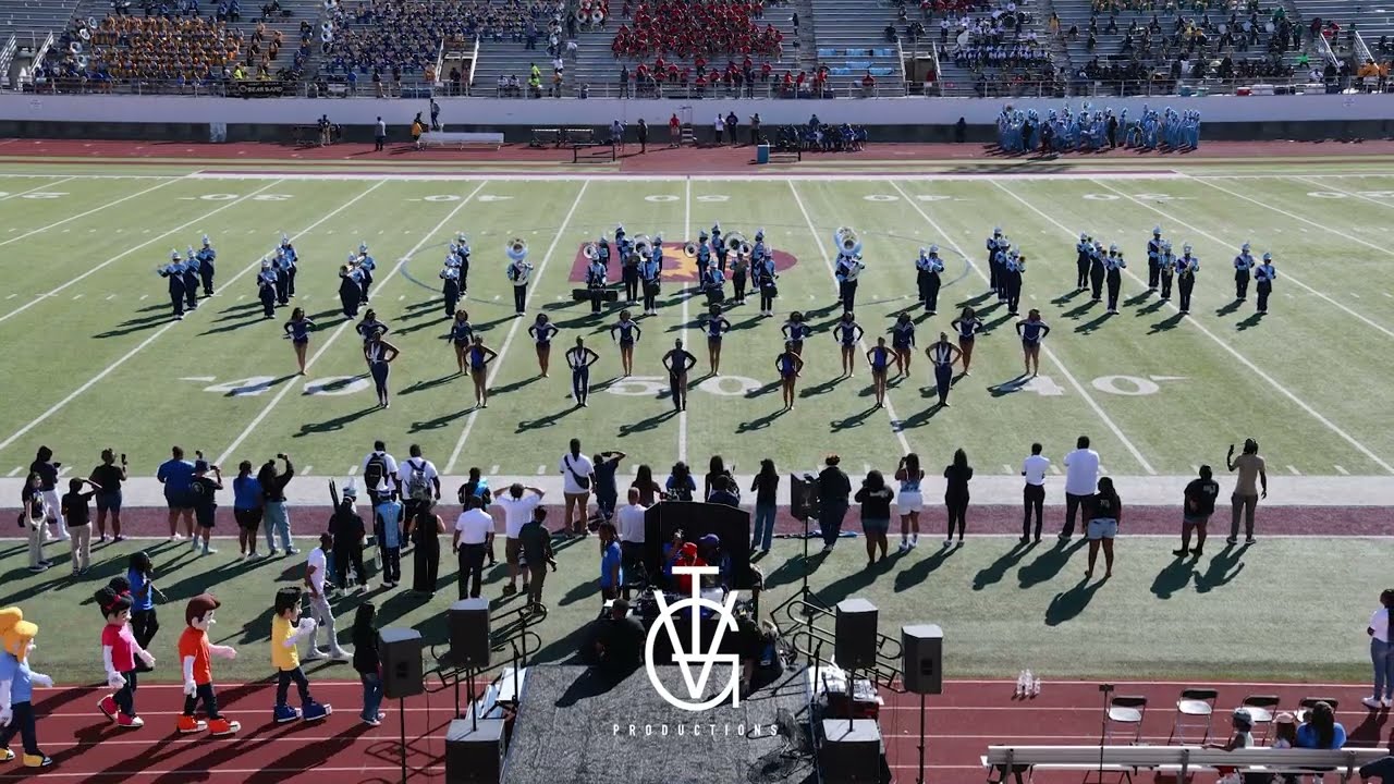 Wilmer-Hutchins HS Marching Music Machine Field Performance at 2023 Dallas Bands United BOTB