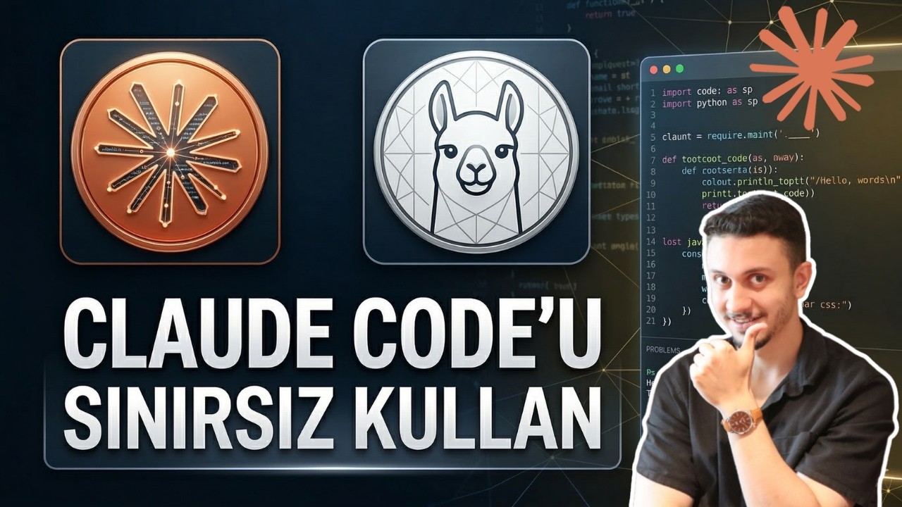 Claude Code&rsquo;u &Uuml;CRETSİZ Kullanın! Ollama ile Local AI Coding Kurulumu (Qwen & GLM Modelleri)