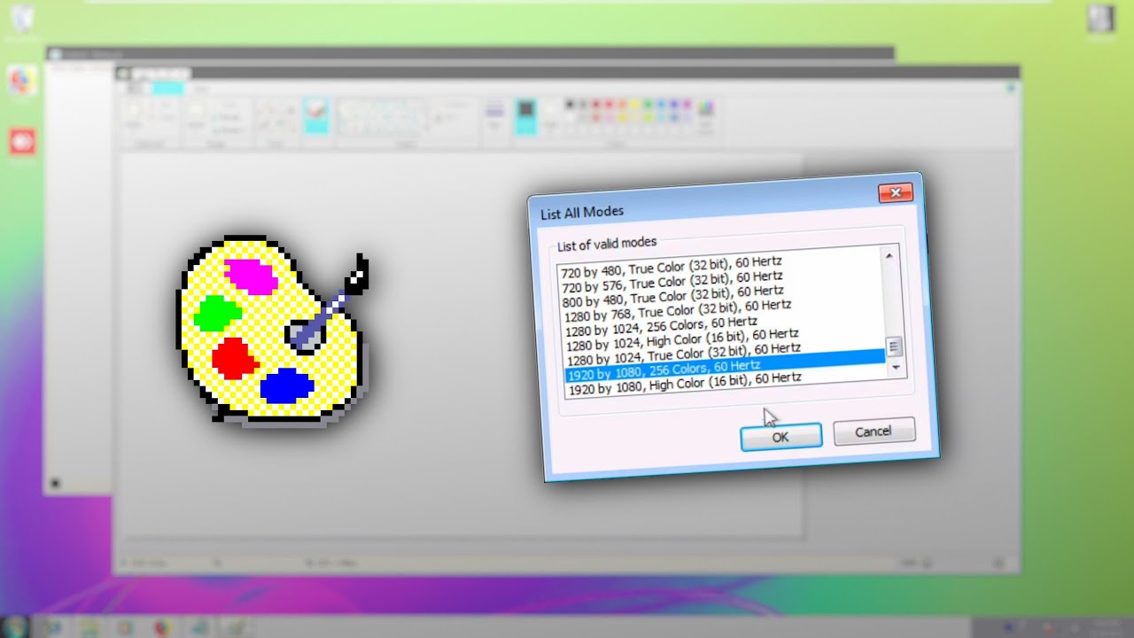 Windows in 256 colors
