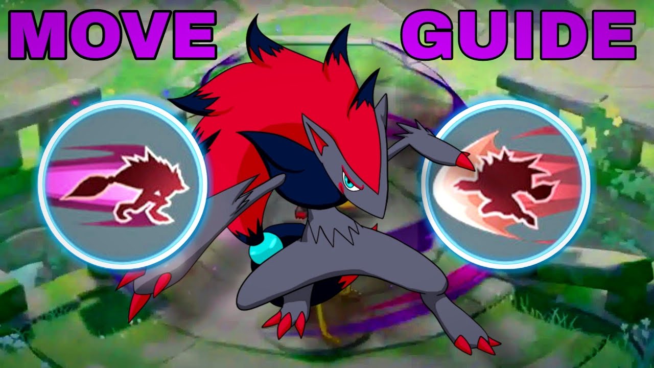 Zoroak Move Guide Pokemon Unite || How to use Night Slash || Pokedex