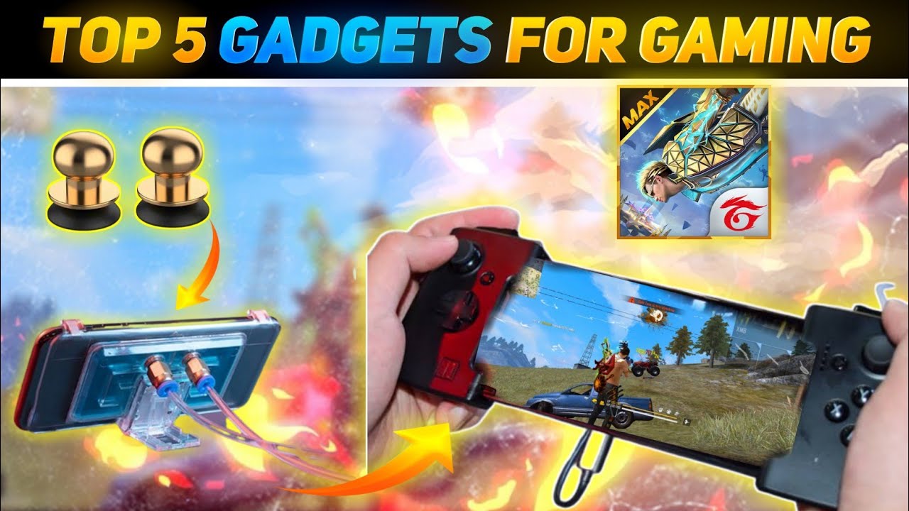 TOP 5 GADGETS FOR GAMING || TOP 5 GADGETS FOR FREE FIRE || FREE FIRE ACCESSORIES || SPARK GAMERZ