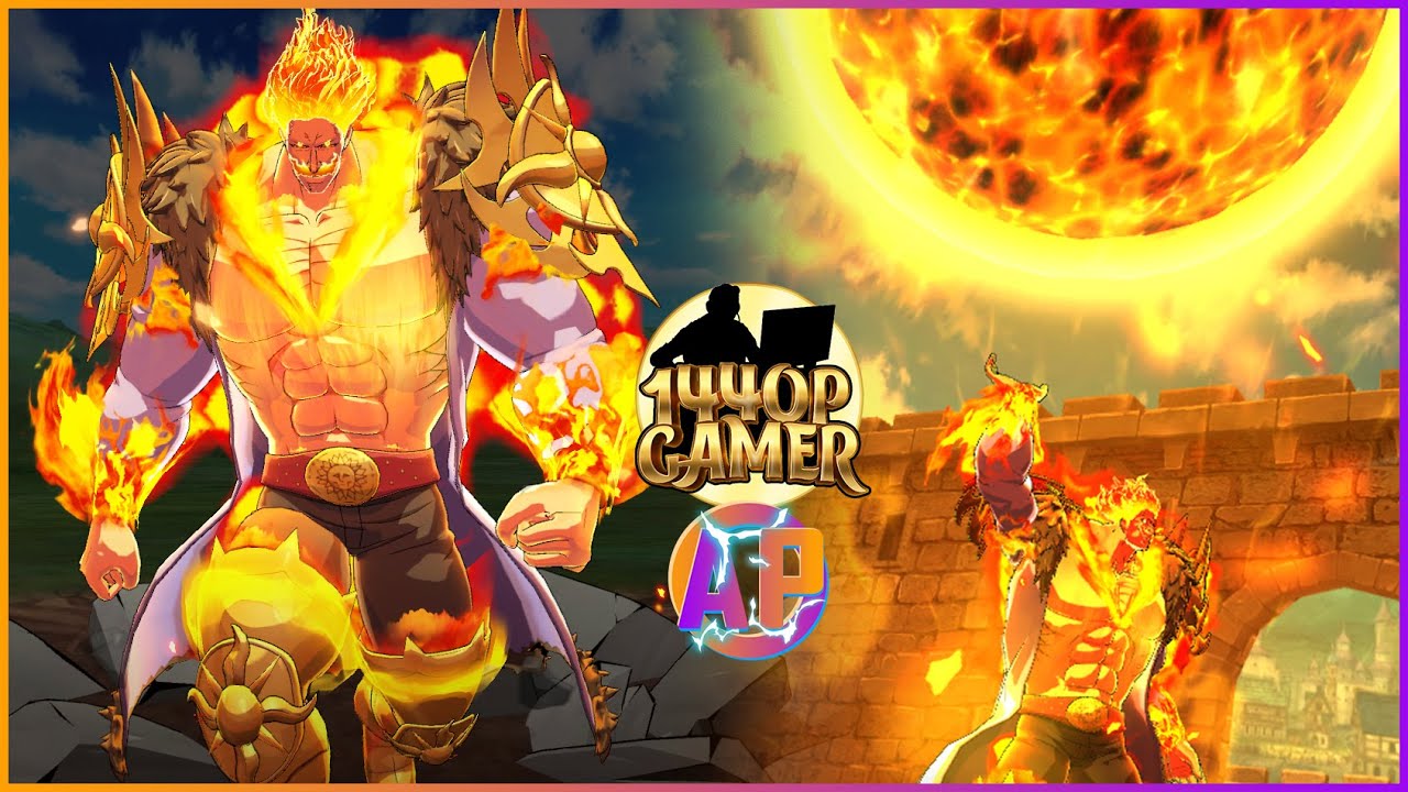 [Showcase] Indomitable Escanor (Eternal Sun) - Skills Animations (7DS: Grand Cross)