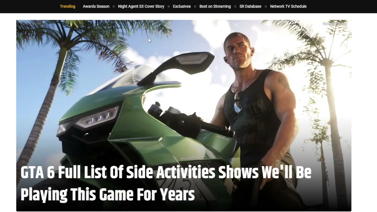 GTA 6 Full List Of Side Activities Shows We'll Be Playing This Game For Years