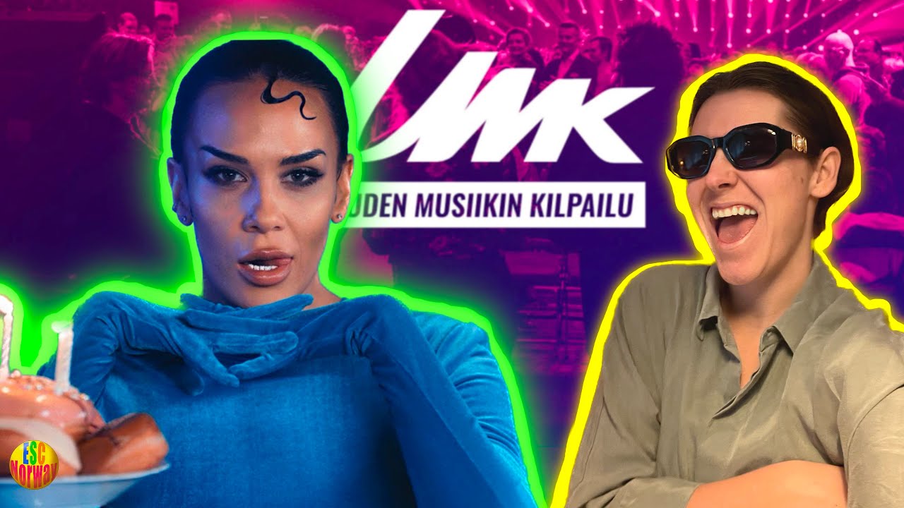 Let's REACT to SINI SABOTAGE - Kuori mua (Music Video) | UMK 2024 🇫🇮 | Eurovision 2024 | Reaction