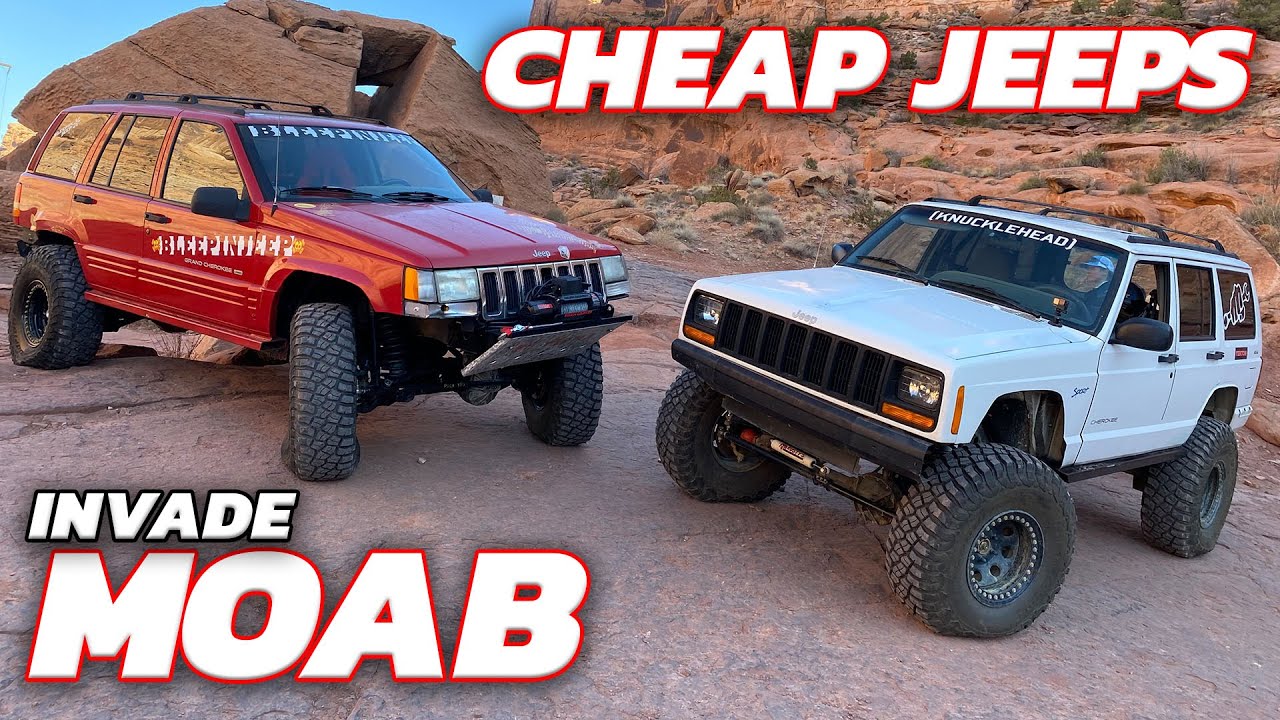 CHEAP JEEP CHALLENGE INVADES MOAB RIM