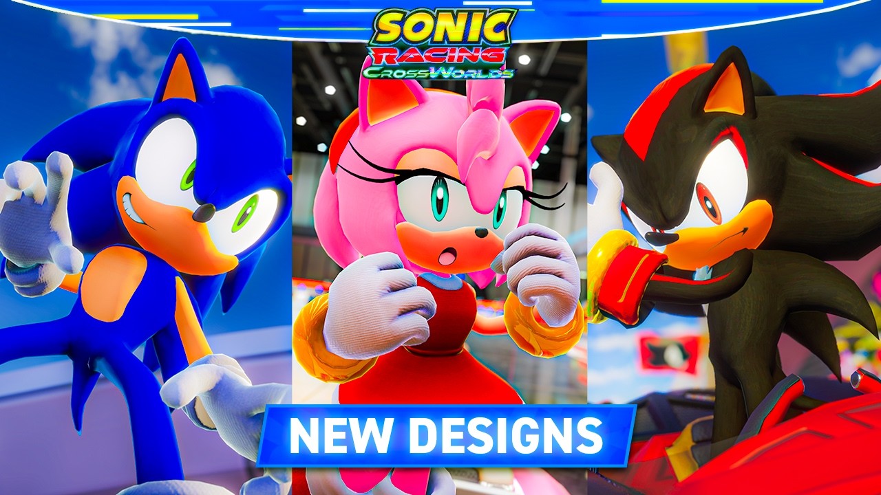 Sonic Racing: CrossWorlds - Updated Character Models