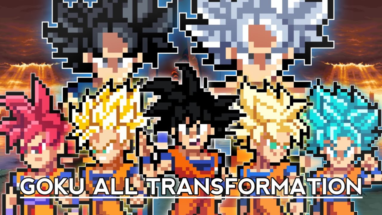 Goku All transformation | Sprite animation