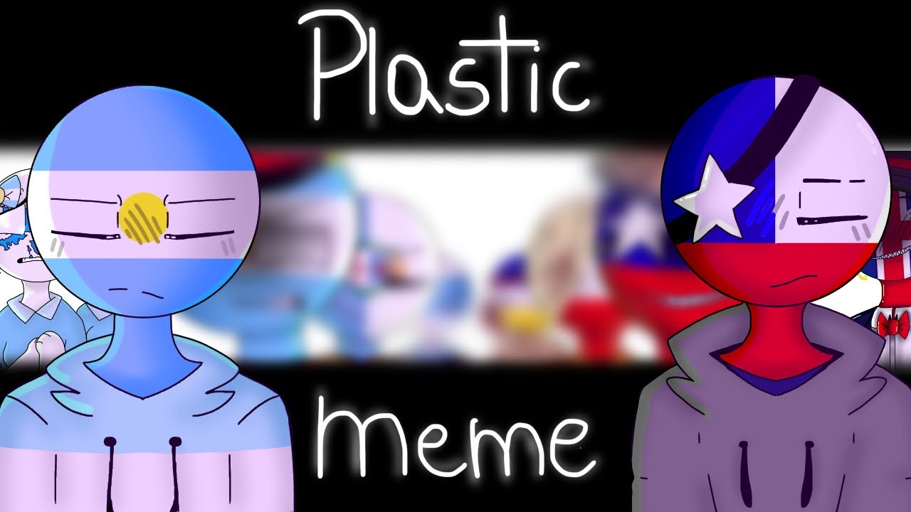 Plastic meme//~countryhumans~ (Chile,Argentina,UK, Malvinas)
