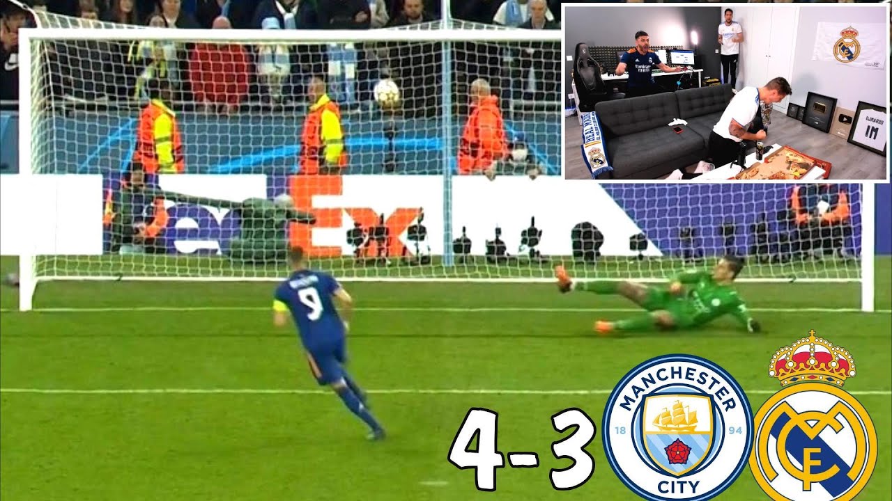 MANCHESTER CITY 4-3 REAL MADRID (MADRIDISTAS REACCIONANDO) DjMaRiiO