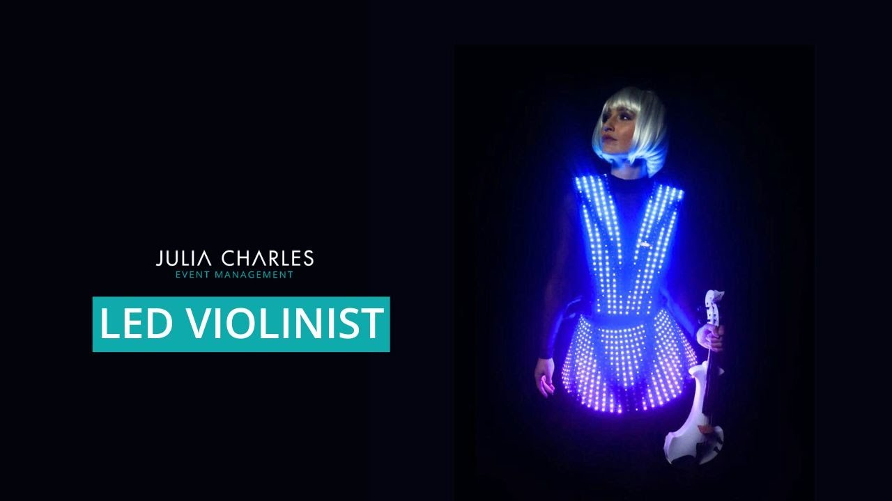 LED Violinist | Magical Glowing Violinist for Events