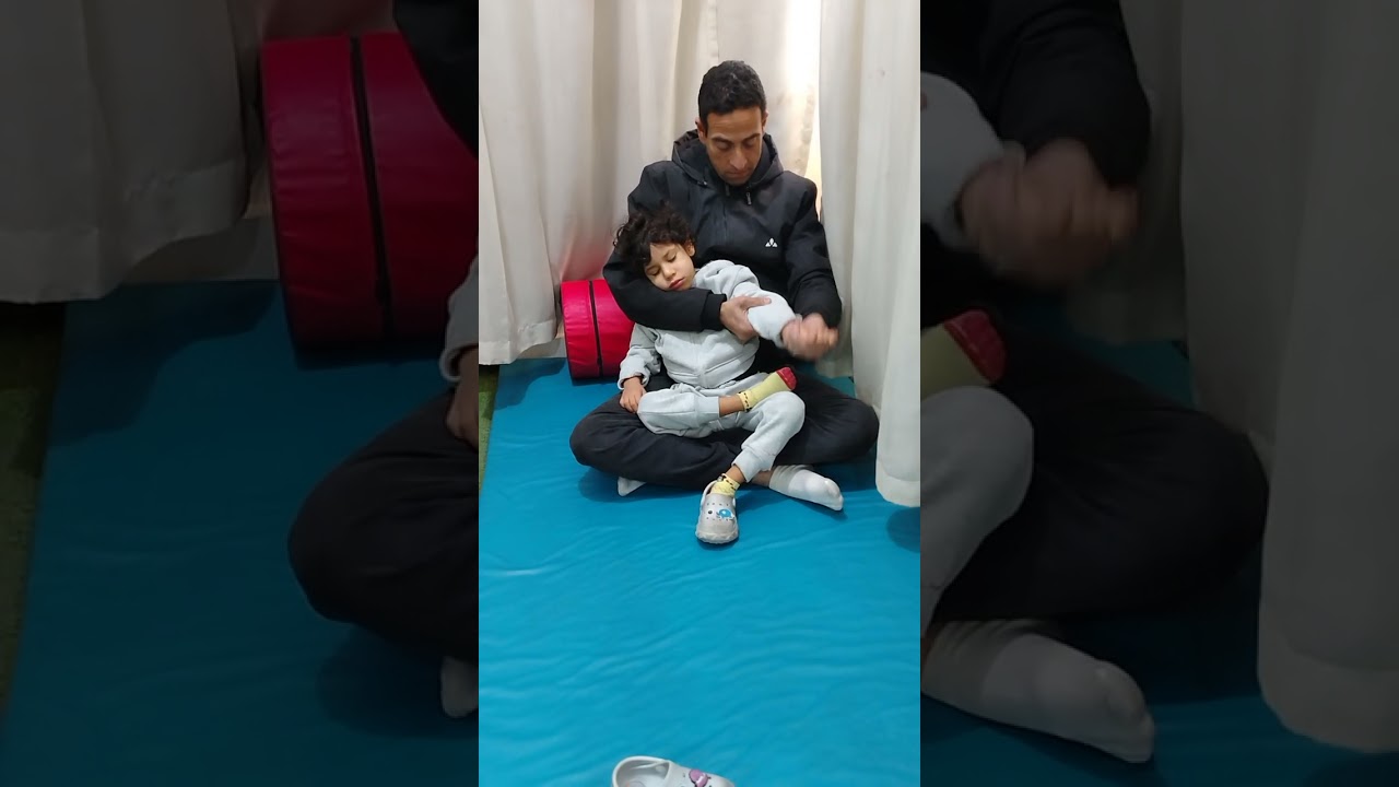 جلسة علاج وظيفى لحبيبى سليم 