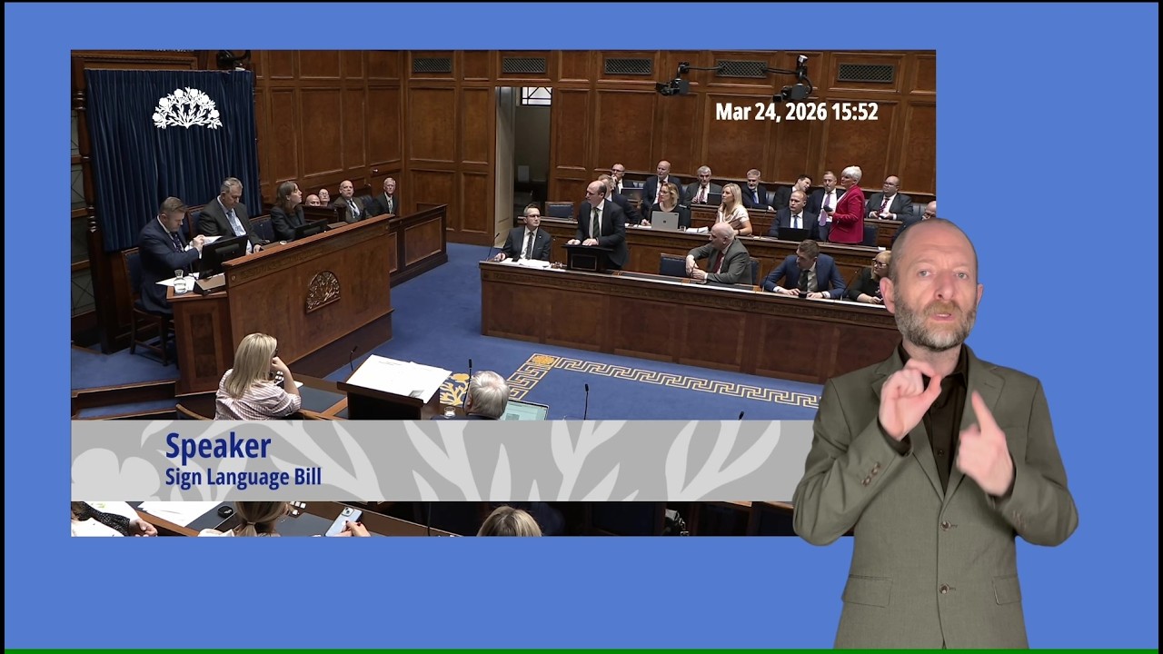 Sign Language Bill - Consideration stage (ISL)