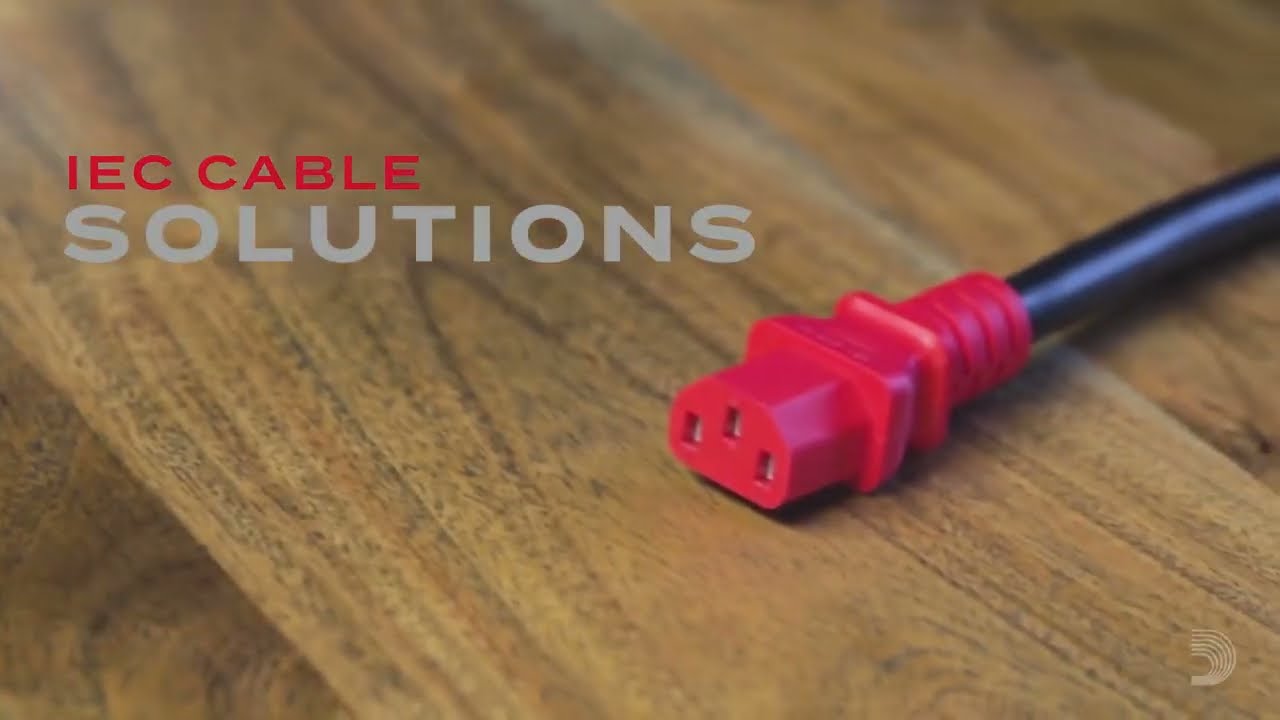 Power Up with Confidence: D'Addario IEC Cable