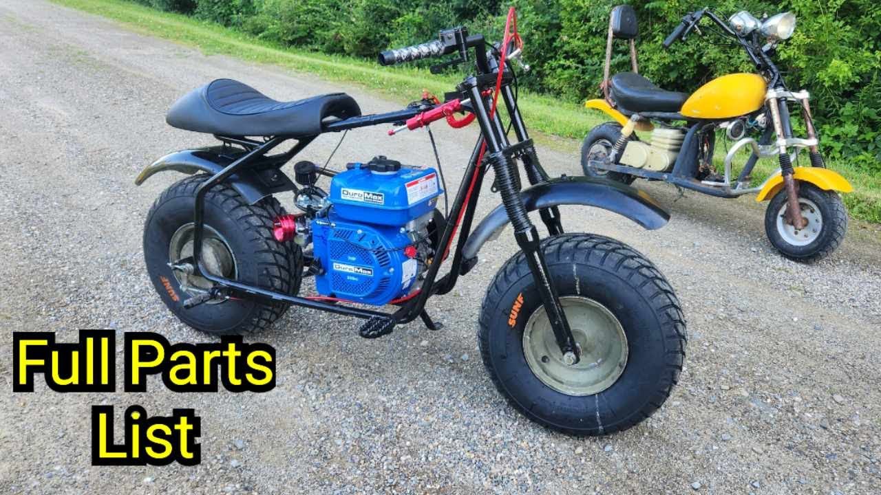 Coleman CT200U-EX Cafe Racer Build With Parts List Mini Bike