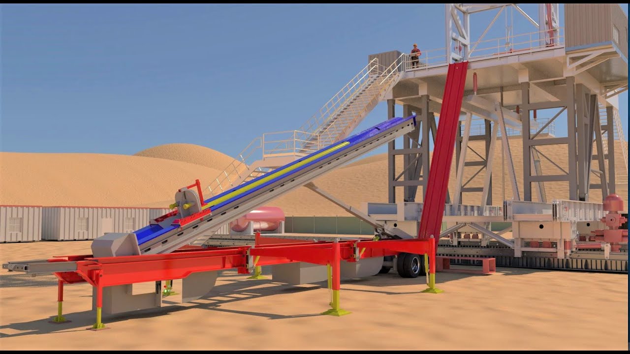 TC45 Tubular Handling Catwalk Landrig Animation